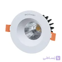 چراغ توکار ۱۵ وات COB LED اکووات