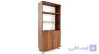 کمد کتابخانه تمام طبقه کمددار - ایرانیان چوب