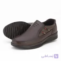 کفش چرم مردانه مدل زاکاس بی بند-2