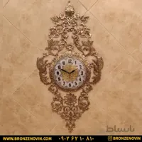 ساعت دیواری برنز طرح سیمرغ