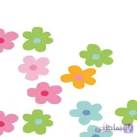 پرده حمام 140*190 رزین تاژ طرح پاستیل Pastil