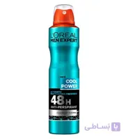 اسپری ضد تعریق مردانه لورئال ۲۵۰ میل مدل Cool Power