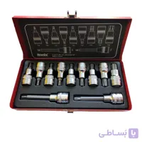 جعبه بکس 1/2 اینچ ستاره ای 11 پارچه رونیکس RH-2693