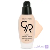 کرم پودر ساتین گلدن رز شماره 22 ا Golden Rose Satin Smoothing Fluid Foundation No. 22