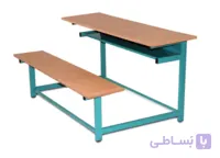 میز و نیمکت تجهیزات مدارس 120 سانت کد B018
