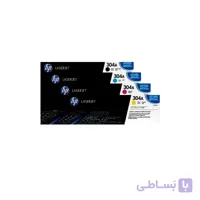 کارتریج تونر لیزری رنگی اچ پی HP 304A 4 Color Toner Cartridges