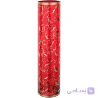 گلدان استوانه قرمز