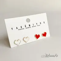 پک گوشواره قلبی ا Heart pack earring