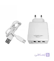 شارژر فست لاپرامول مدل LP-C43 به همراه کابل تایپ سی