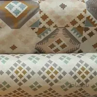 ملحفه کشدار تک یکنفره 120 رانفرس طرح تایل Tile