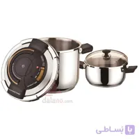 زودپز دوقلو روگازی هاردستون مدل SPC6541 ا Hardstone twin pressure cooker model SPC6541