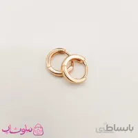 گوشواره زنانه حلقه ای ساده ژوپینگ کد 3203