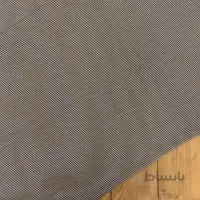 پارچه حریر ژورژت راه راه رنگ سفید مشکی کد 143