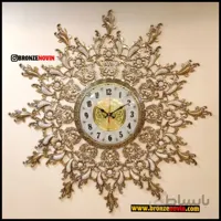 ساعت دیواری برنزی طرح آفتاب صفحه ۲۸ کد ۳۱۹