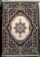 فرش کاشان 1200 شانه طرح بهشت