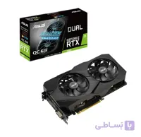 کارت گرافیک ایسوس Dual GeForce RTX 2060 OC edition EVO ظرفیت 6 گیگابایت ا ASUS Dual GeForce RTX 2060 OC edition EVO 6GB GDDR6