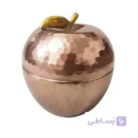 قندان مسی طرح سیب بزرگ چکشی توت کالا tootkala