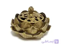 قندان طرح گل برنزی - کد ۱