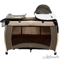 تخت و پارک مدل دریم تایم Dream time کرم طلایی ببکو Bebeko