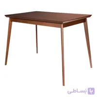 میز ناهار خوری 4 نفره ساوانا (روکش گردو)