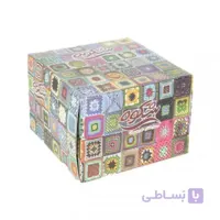 دستمال کاغذی دولایه طرح چهل تکه ا دستمال کاغذی دولایه طرح چهل تکه