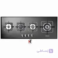 اجاق گاز ۴ شعله صفحه ای استیل البرز مدل G-4101 ا oven of Alborz Steel model G 4101