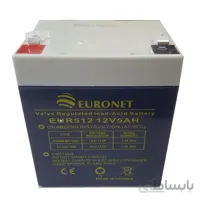 باتری 12 ولت 5 آمپر ساعت یورونت مدل EUR512