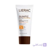 کرم ضد آفتاب و ضد لک لیراک SPF +50 مدل سانی فیک ۵۰ میلی لیتر