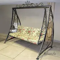 تاب فلزی کلاسیک بدون سایبان سه نفره