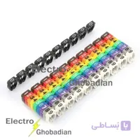 حروف سیم فشاری برای سیم ۴ تا ۶ کد  KE3 (بسته ۲۰۰ عددی)