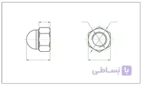مهره سر بسته M12