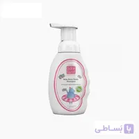 شامپو فوم نوزاد دخترانه بیبی فرست ا Newborn Foam Shampoo For Girl 200ml BABY FIRST