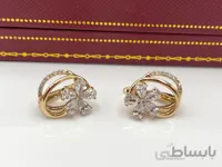 گوشواره ژوپینگ طرح گل