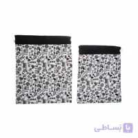 کیسه سبزی کتان رزین تاژ طرح خروس