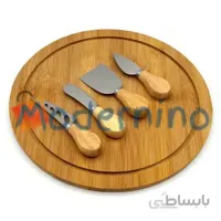 ست سرو پنیر بامبو 5 پارچه