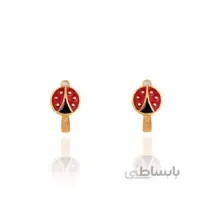 گوشواره طلا کودک طرح کفشدوزک کد KE111