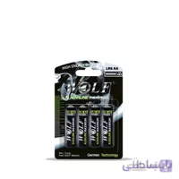 باتری قلمی 4 عددی ولف آلکالاین