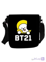 کیف دوشی پاسپورتی طرح bt21 بی تی اس ۶