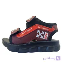 صندل پسرانه اف وایت زرشکی 22