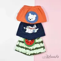 پک 3 عددی شلوار نوزادی بی بی وان کد 1243 (3-6 ماه)