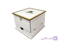 باکس مربع کشویی سفید
