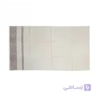 حوله بامبو لومانا مدل Line رنگ سفید(الیاف بامبو)