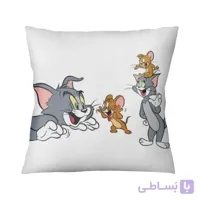 کوسن با طرح کارتونی موش و گربه کد K123