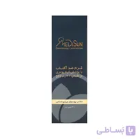 کرم ضد آفتاب مدیسان کرم پودری بژ طبیعی اس پی اف 40 مناسب پوست چرب و حساس 30 میلی لیتر ا Medisun Sun Screen Cream Foundation Effect Natural Beige SPF40 Oily Skin 30ml