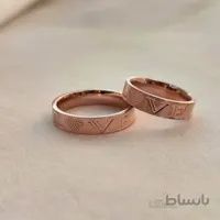 حلقه ست love ( رزگلد)