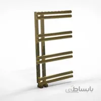 حوله خشک کن استیل طلایی مدل ناز