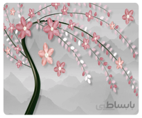 پوستر گل سه بعدی 062
