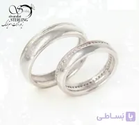 حلقه ست نقره طرح سوزنی