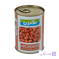 کنسرو لوبیاچیتی با سس گوجه فرنگی مکنزی - 380گرم