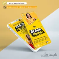 دانلود قالب آماده استوری اینستاگرام : جمعه سیاه Instagram Stories Collection For Black Friday